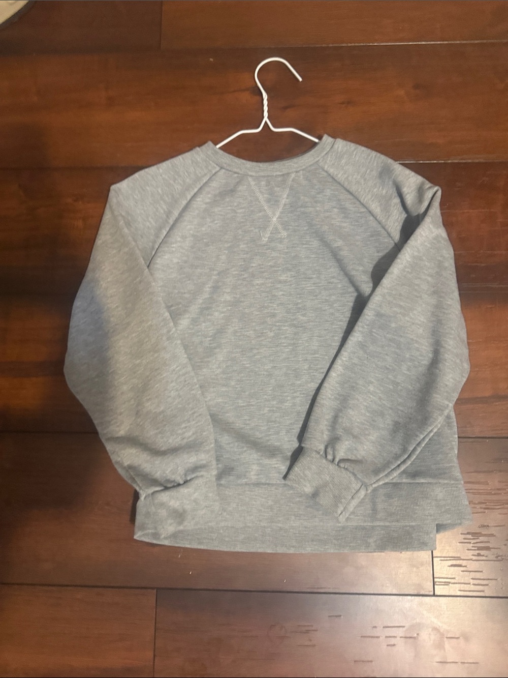 SHEIN Kids Gray Crewneck Sweatshirt